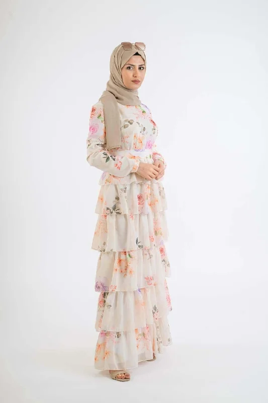 Brighton ruffled Dress-Modest Fashion Hijab