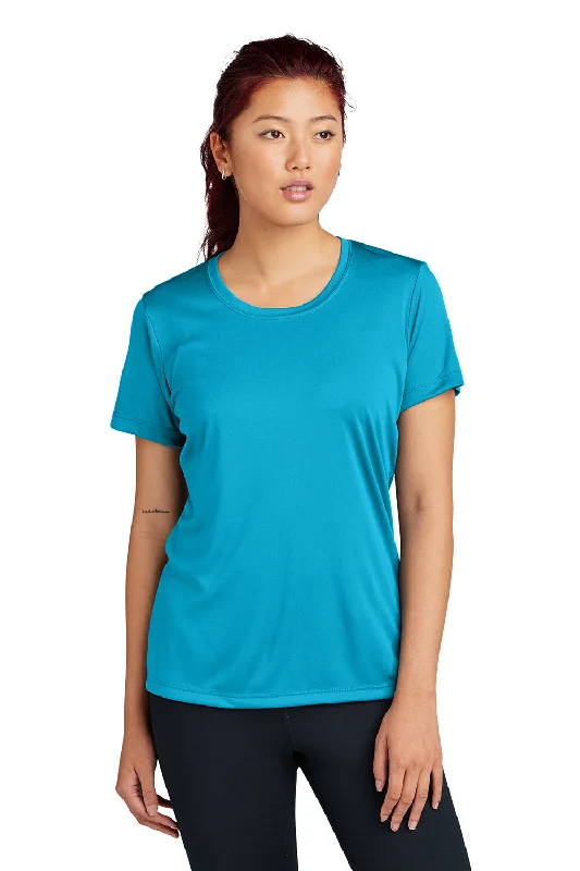 Sport-Tek Womens Competitor Moisture Wicking Short Sleeve Crewneck T-Shirt - Atomic Blue Anti-Shrink Durable Soft