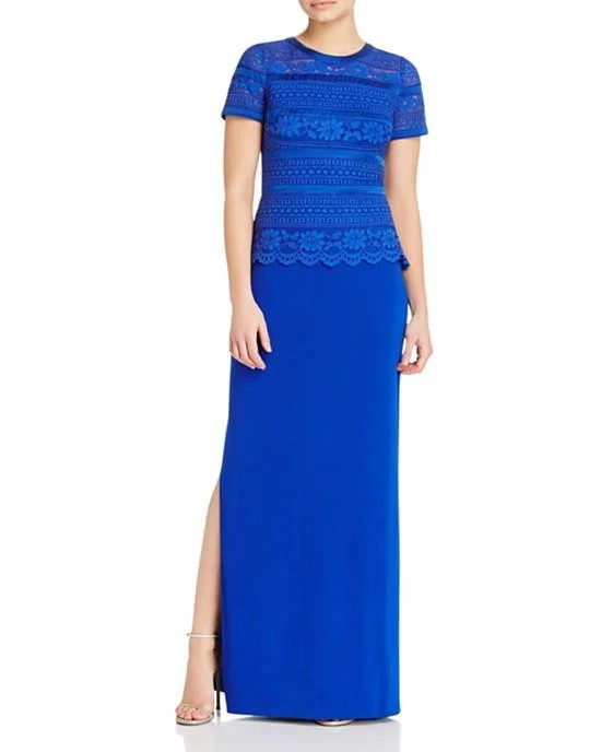 Aidan Mattox - Lace Long Dress 54471000 Tunics Corduroy durable