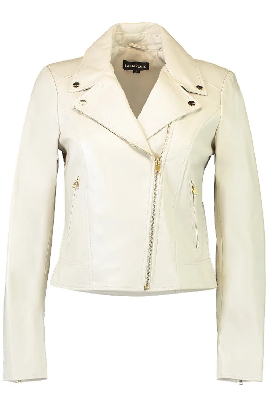 Kelsey Jacket - Bone Denim Jacket Leather Jacket Suede Jacket
