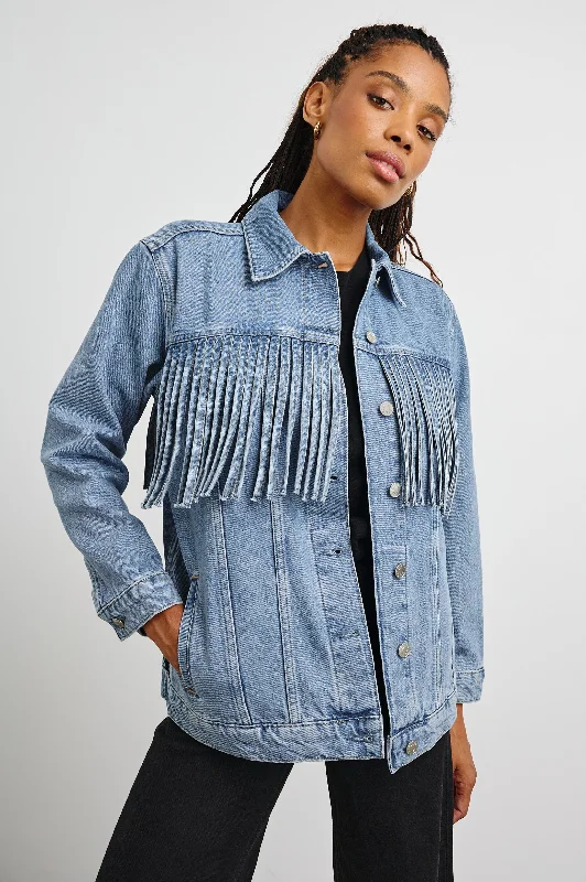 RODEO JACKET - INDIGO COWBOY Nylon Jacket Polyester Jacket Spandex Jacket