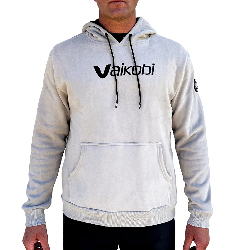 Torquay Hoodie - Latte Hoodie with Magnetic Closure Innovative Modern