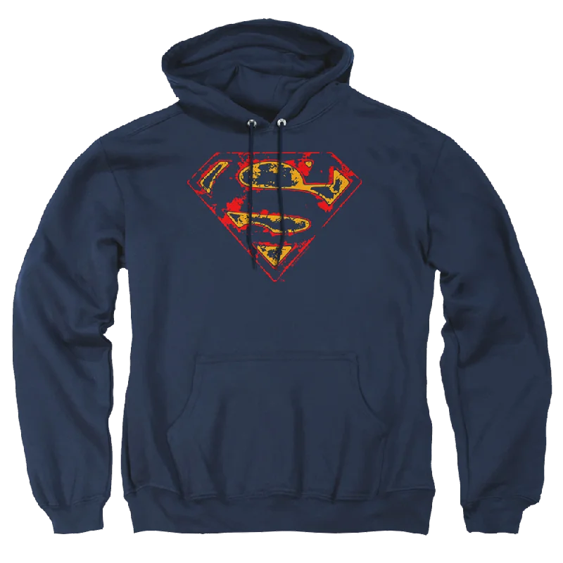 Superman Super Distressed - Pullover Hoodie