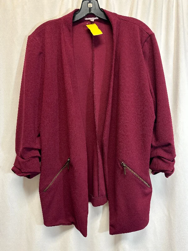 Blazer By Maurices In Purple, Size: Xl Women's Casual Suit