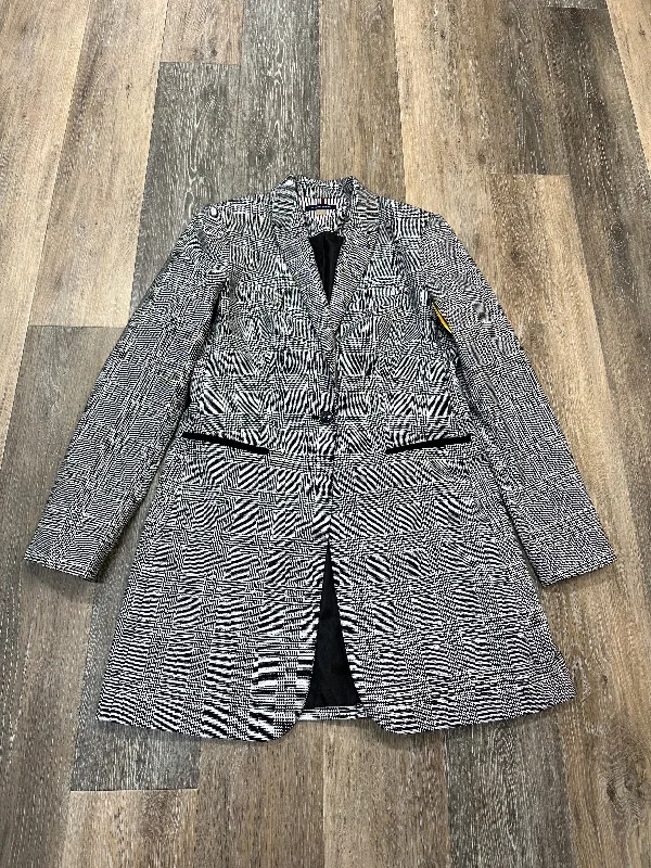 Blazer By Tommy Hilfiger In Black & White, Size: 4 Women's Unique Blazer