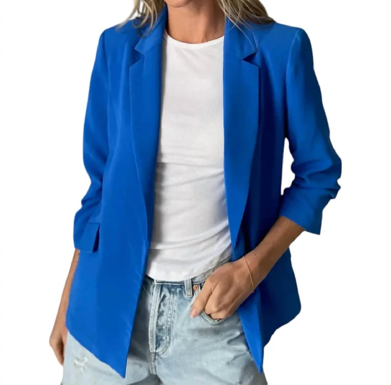 Cameron Blazer In Cobalt Blue Women's Classic Suit