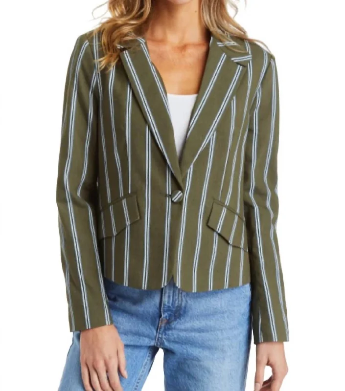 Nicki Blazer In Army Women's Formal Blazer