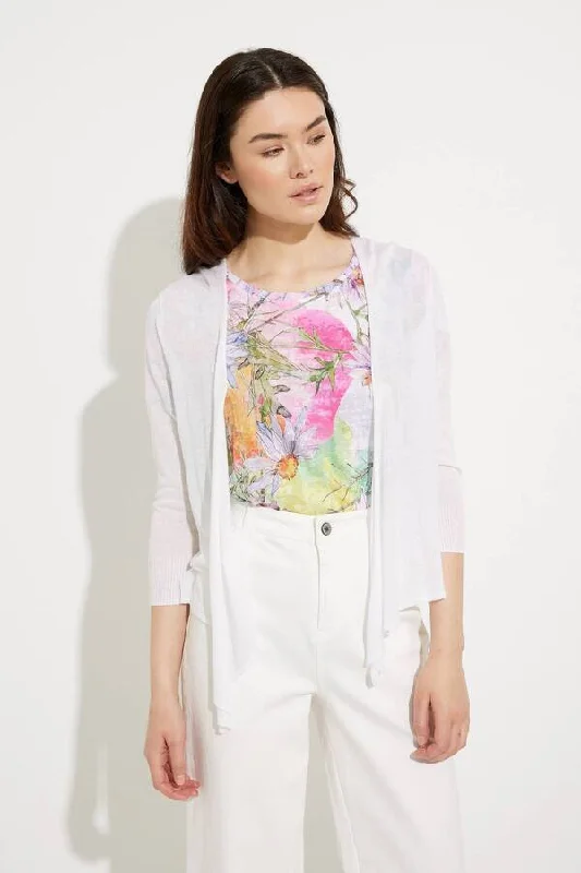 White Cardigan Fleece Cardigan Nylon Polyester